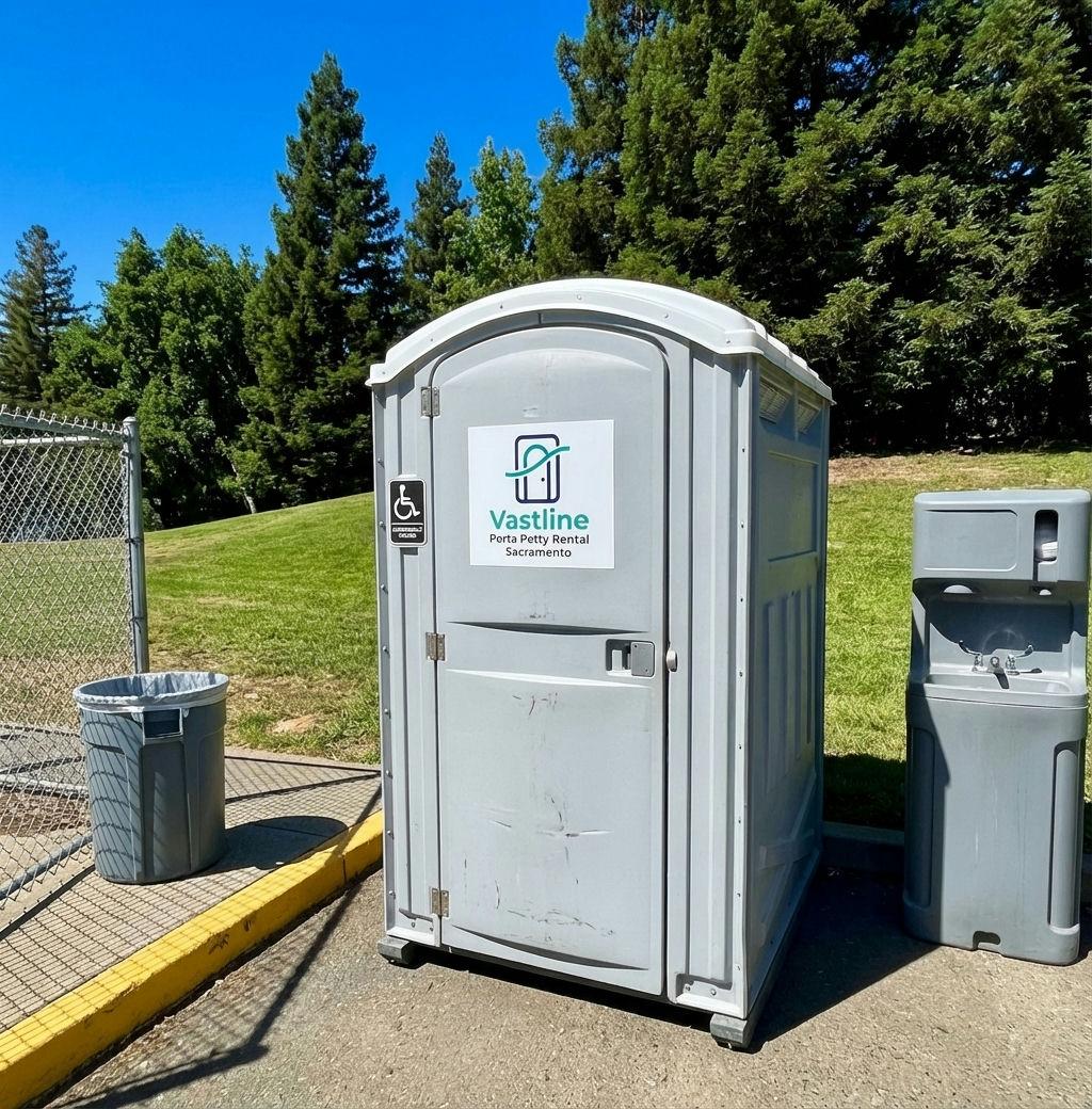 ADA accessible porta potty
